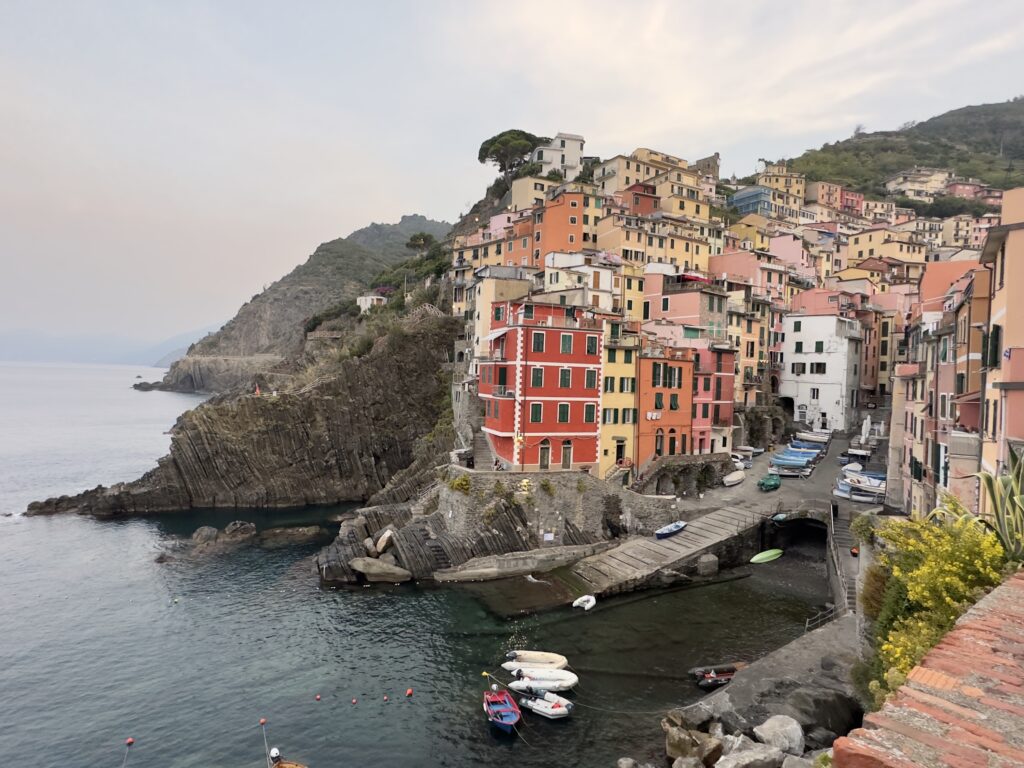 Riomaggiore, the first in a series of five fishing villages that form Cinque Terre
