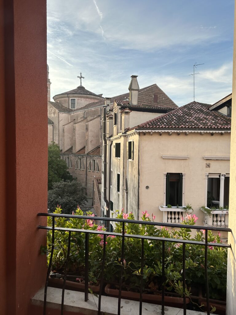 The view from our room at hotel Papadapoli