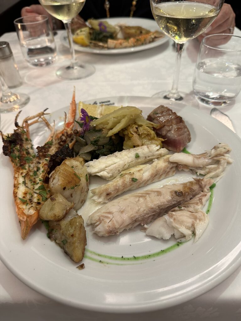 one of the top choices at Ristorante Vecia Cavàna is the seafood mixed grill