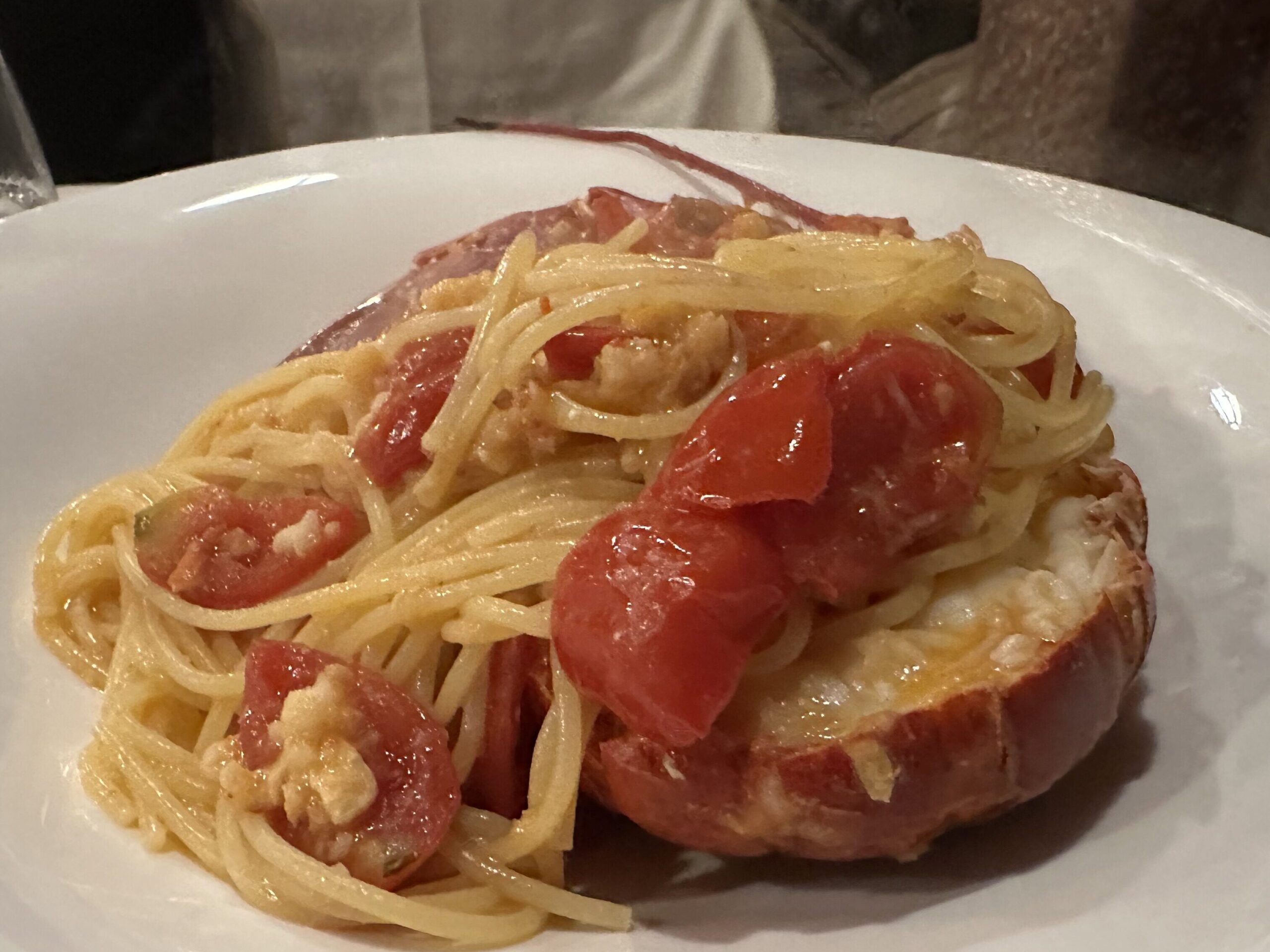 Spaghetti all’astice con pomodorini at Antica Trattoria Poste Vecie