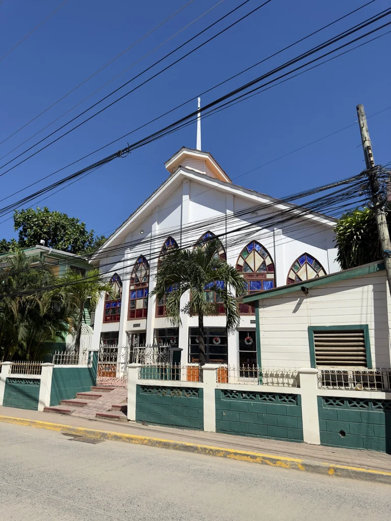 First Baptist Churche in Coxen Hole, Honduras